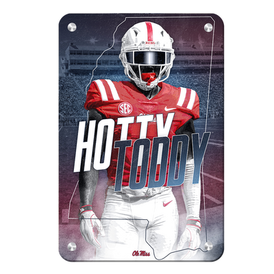 Ole Miss Rebels - Hotty Toddy - College Wall Art #Metal