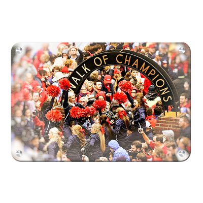 Ole Miss Rebels - Walk of Champions Cheer - College Wall Art #Metal