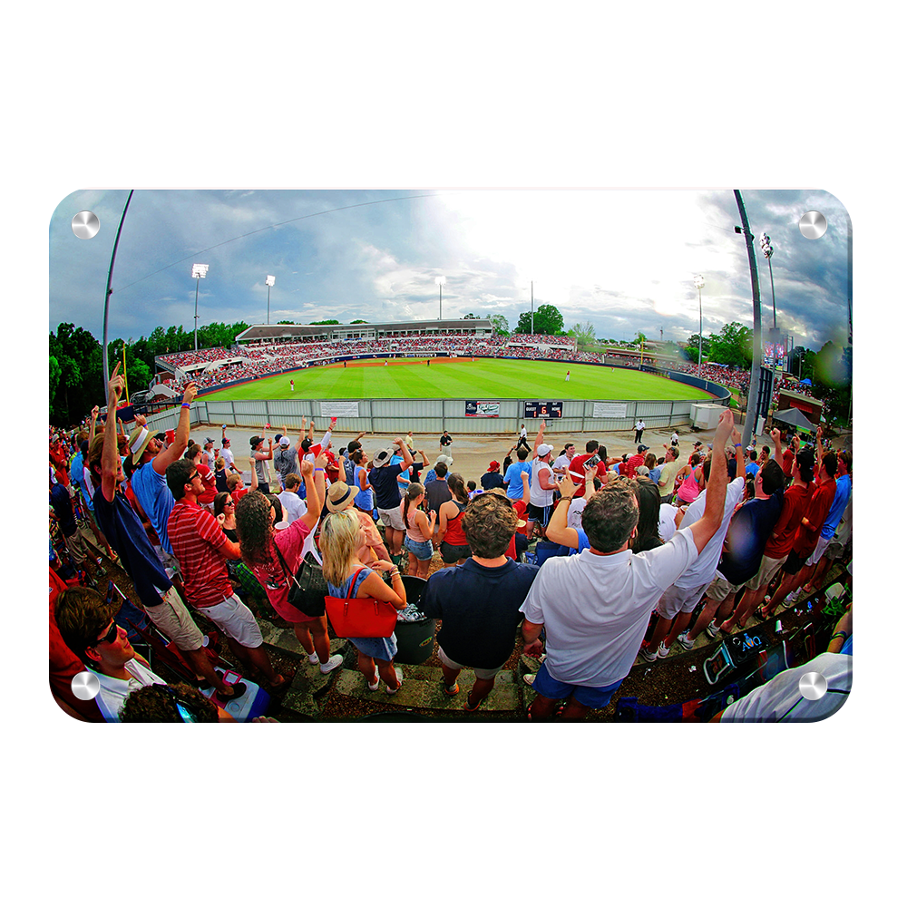 Ole Miss Rebels - Fisheye View of Swayze - College Wall Art #Metal