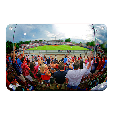 Ole Miss Rebels - Fisheye View of Swayze - College Wall Art #Metal