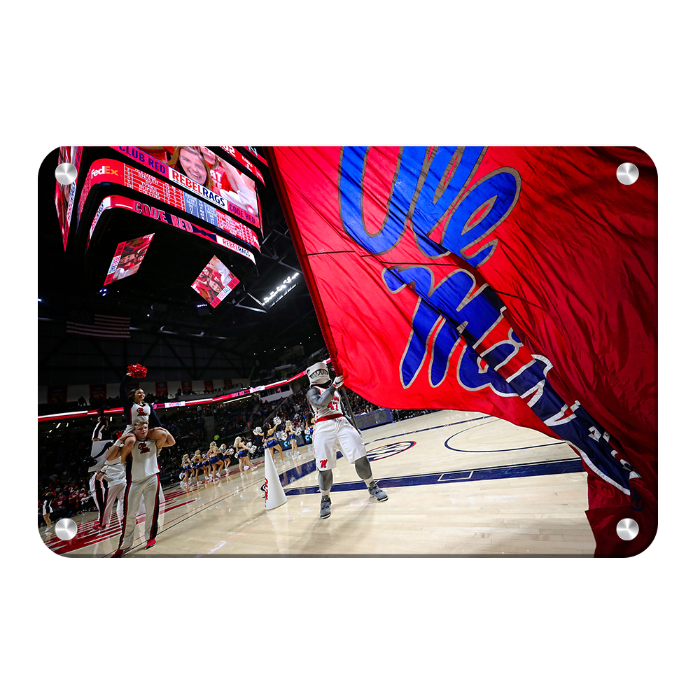 Ole Miss Rebels - Ole miss Basketball - College Wall Art #Metal
