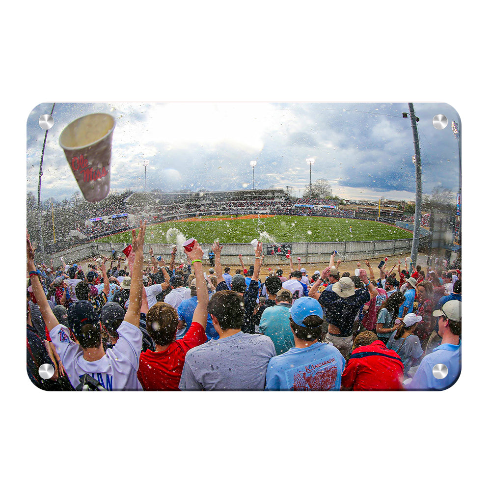 Ole Miss Rebels - Oxford Shower - College Wall Art #Canvas