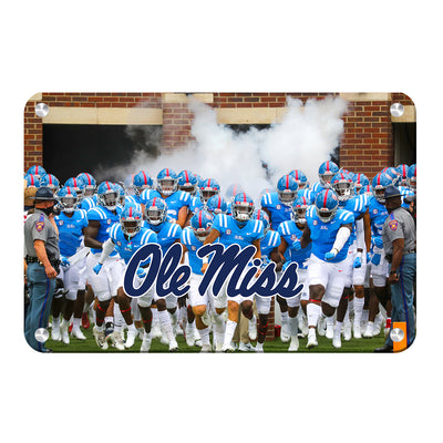 Ole Miss Rebels - Powder Blue 1 - College Wall Art #Metal