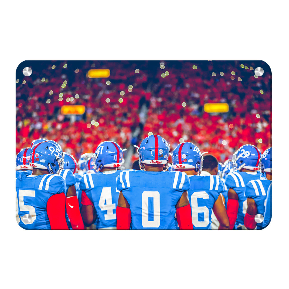 Ole Miss Rebels - All Powder - College Wall Art #Canvas