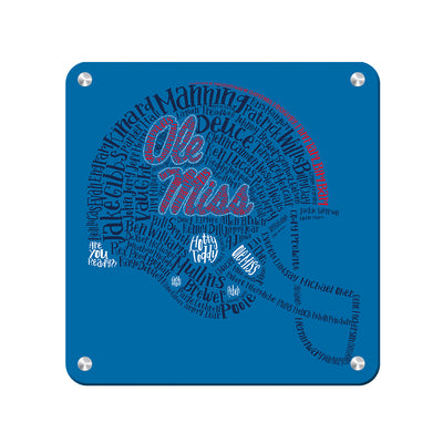 Ole Miss Rebels - Ole Miss Greats - College Wall Art #Metal