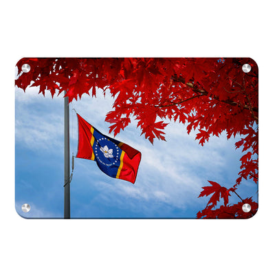 Ole Miss Rebels - Fall Magnolia State Flag - College Wall Art #Metal