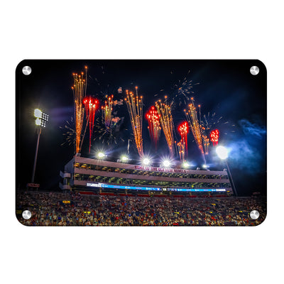 Ole Miss Rebels - Fireworks over Vaught-Hemingway - College Wall Art #Metal