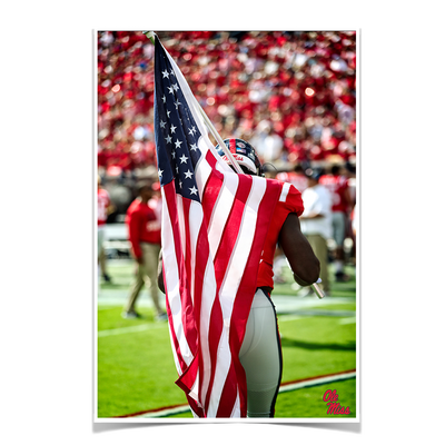 Ole Miss Rebels - Our Flag - College Wall Art #Poster