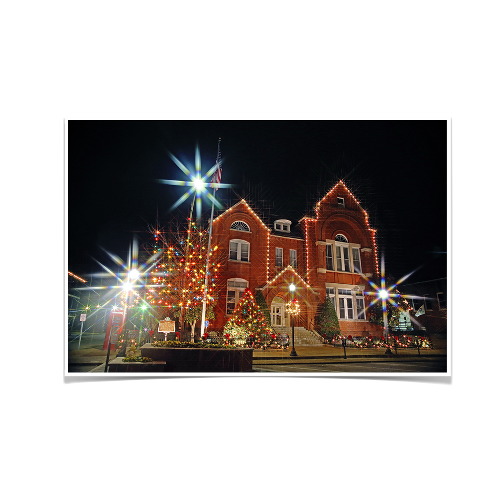 Ole Miss Rebels - Tannalee 1st Christmas - College Wall Art #Canvas