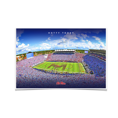 Ole Miss Rebels - Hotty Toddy - College Wall Art #Poster