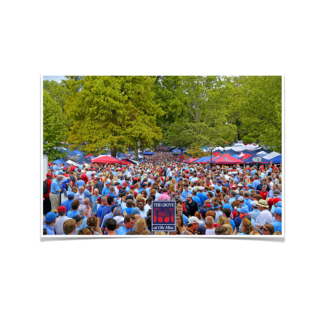 Ole Miss Rebels - Swarm the Grove at Ole Miss - College Wall Art #Canvas