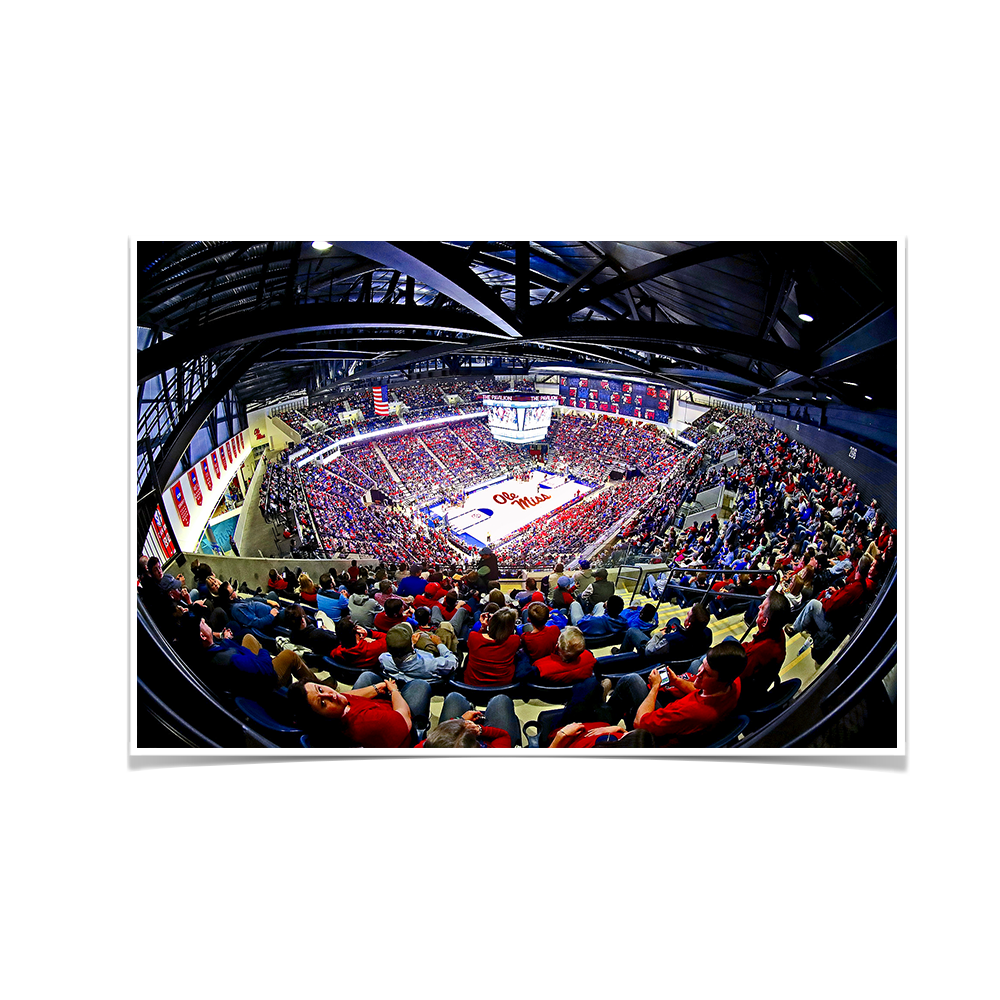 Ole Miss Rebels - Fisheye Pavilion - College Wall Art #Canvas