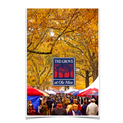 Ole Miss Rebels - Fall Grove - College Wall Art #Poster