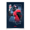 Ole Miss Rebels - Landshark State - College Wall Art #Poster