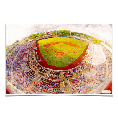 Ole Miss Rebels - Rebels Swayze Field Art - College Wall Art #Poster