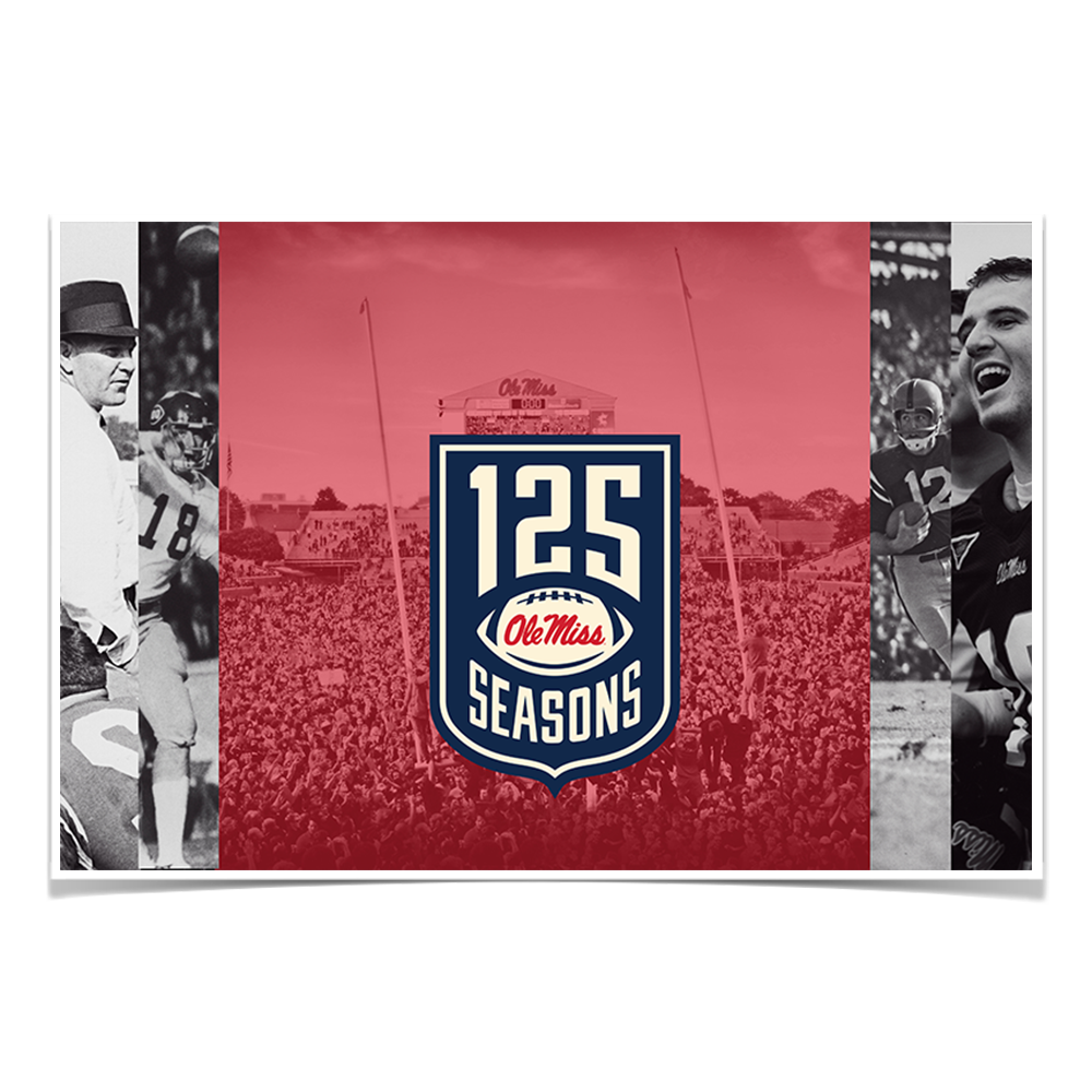 Ole Miss Rebels - 125 Ole Miss - College Wall Art #Poster