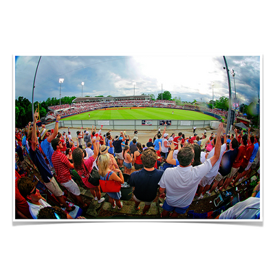 Ole Miss Rebels - Fisheye View of Swayze - College Wall Art #Poster