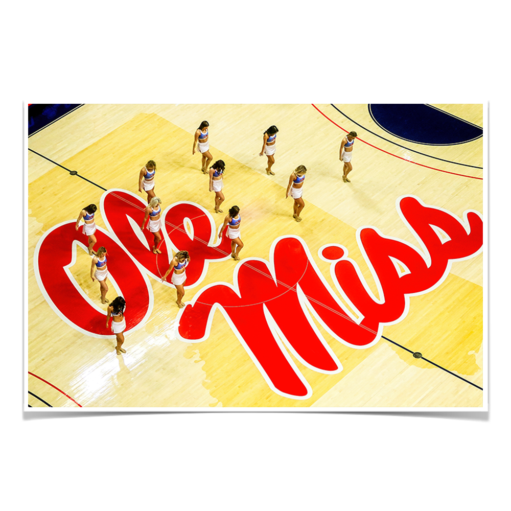 Ole Miss Rebels - Ole Miss Basketball Cheer - College Wall Art #Poster