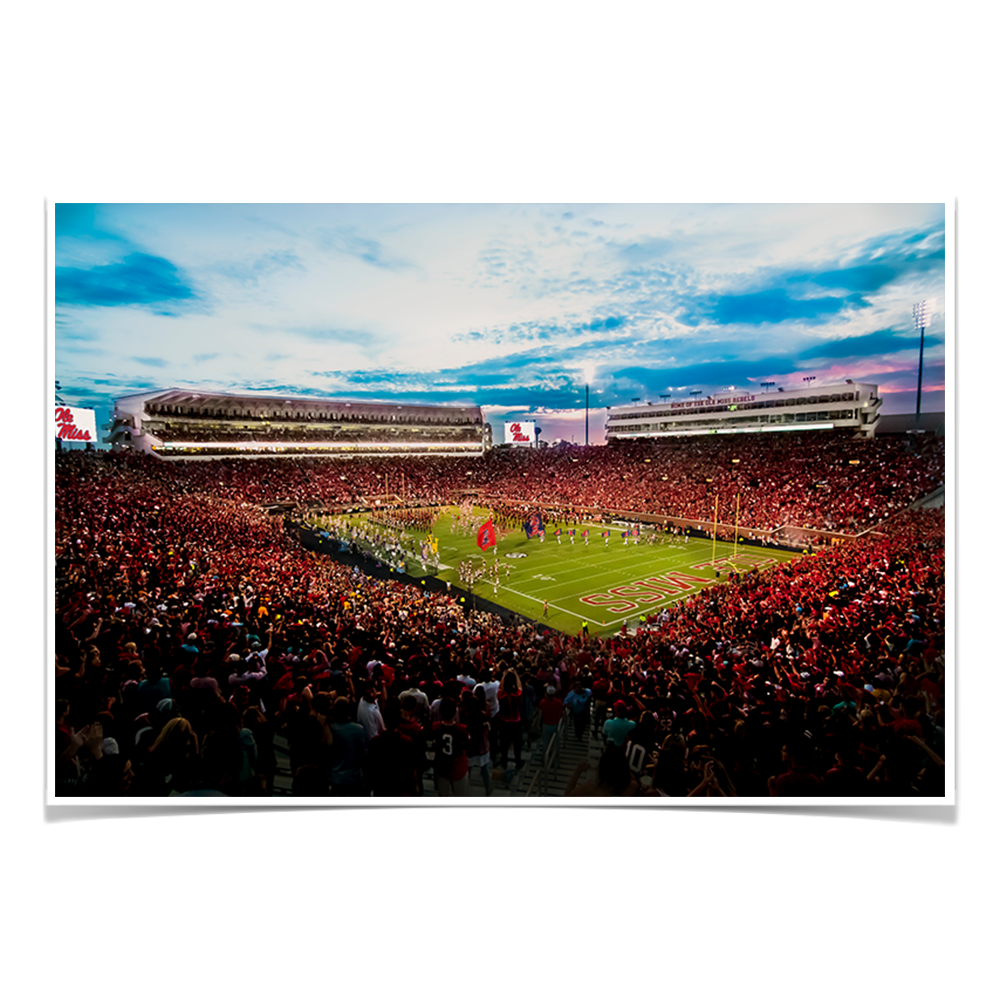 Ole Miss Rebels - Enter Ole Miss - College Wall Art #Canvas