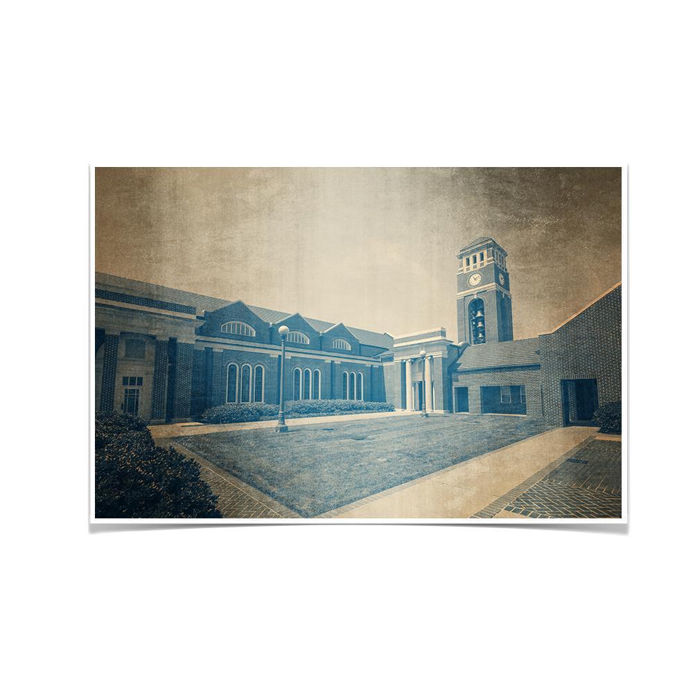 Ole Miss Rebels - Vintage Paris-Yates Chapel - College Wall Art #Poster