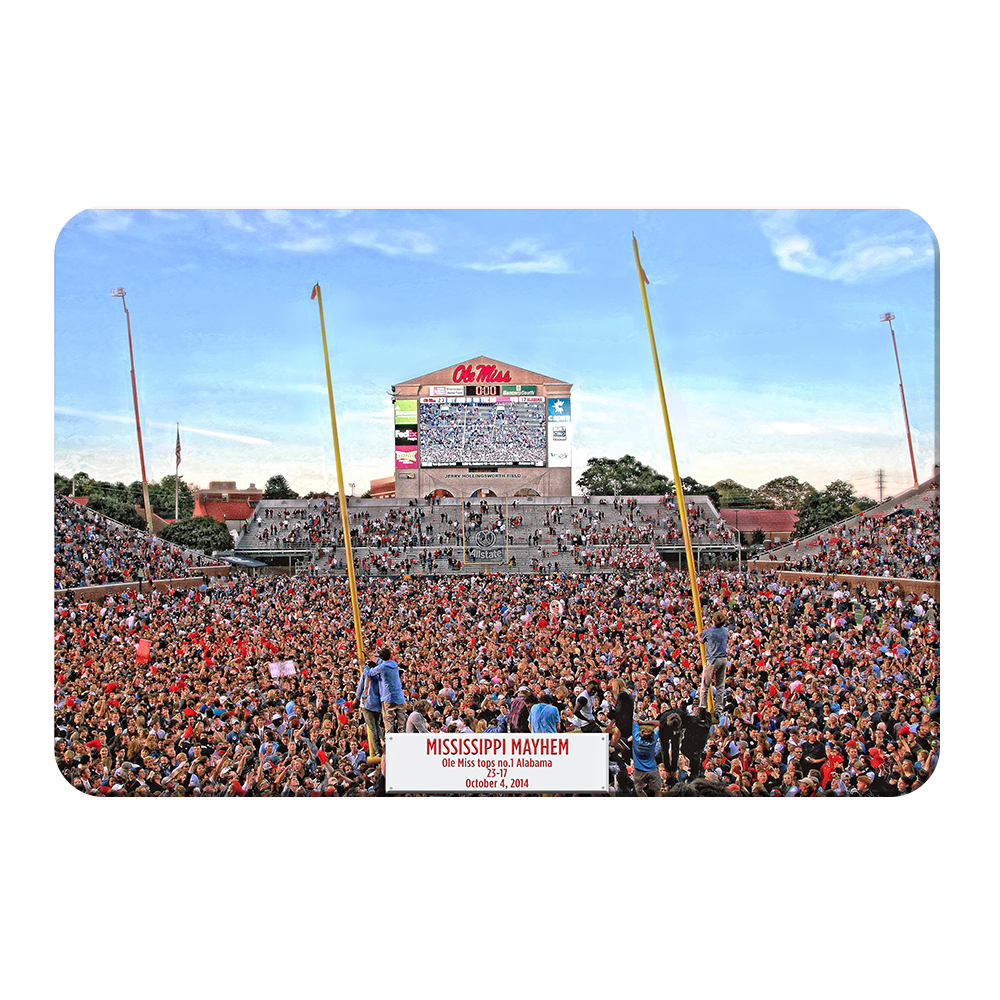 Ole Miss Rebels - Mississippi Mayhem - College Wall Art #Canvas