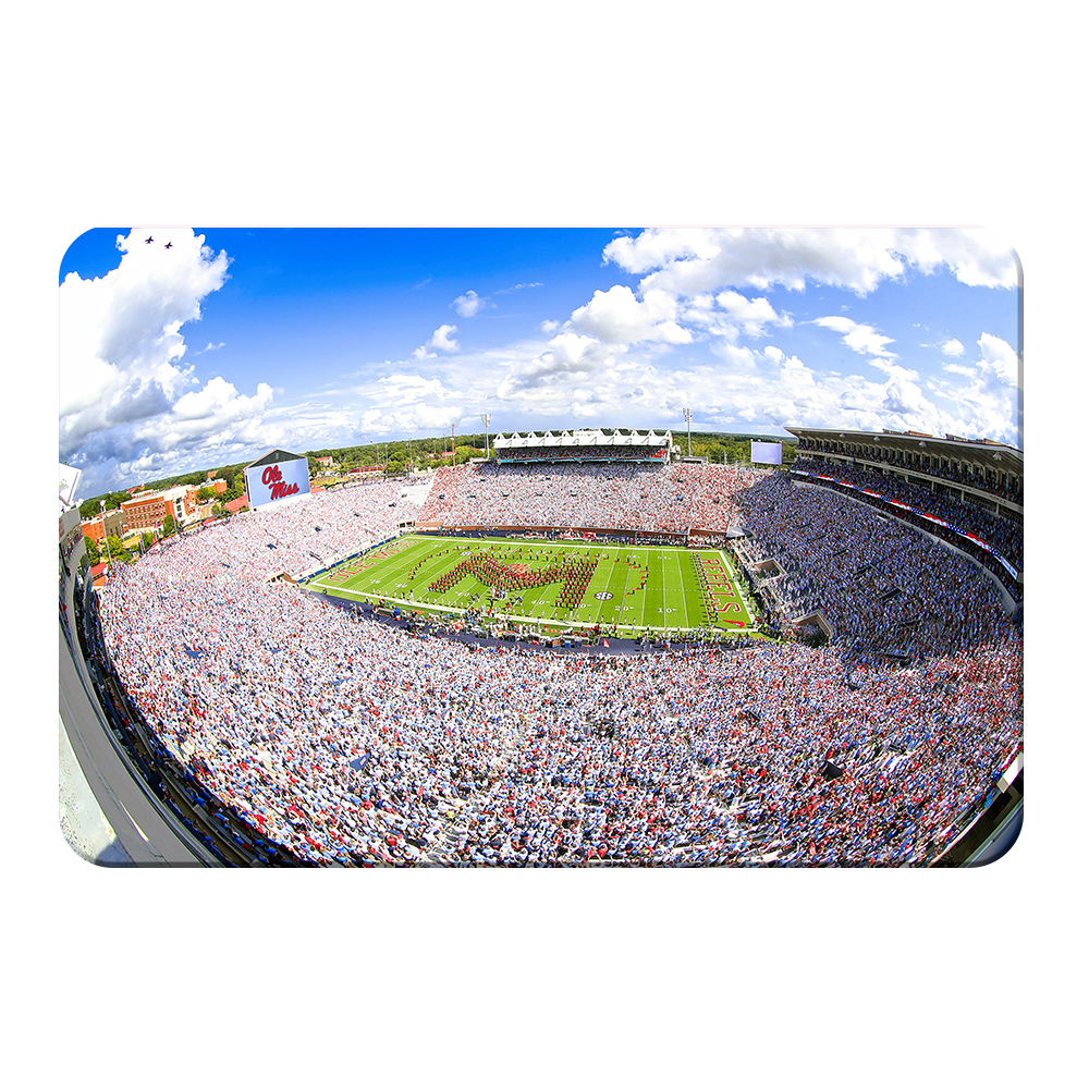 Ole Miss Rebels - Ole Miss White Out - College Wall Art #Canvas