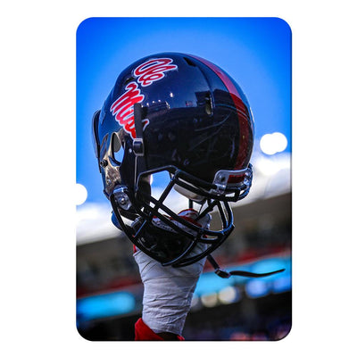 Ole Miss Rebels - Helmet Held High - College Wall Art #PVC