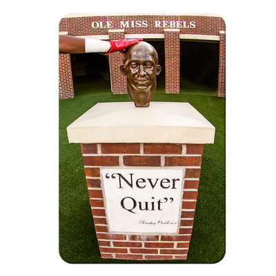 Ole Miss Rebels - Never Quit - College Wall Art #PVC