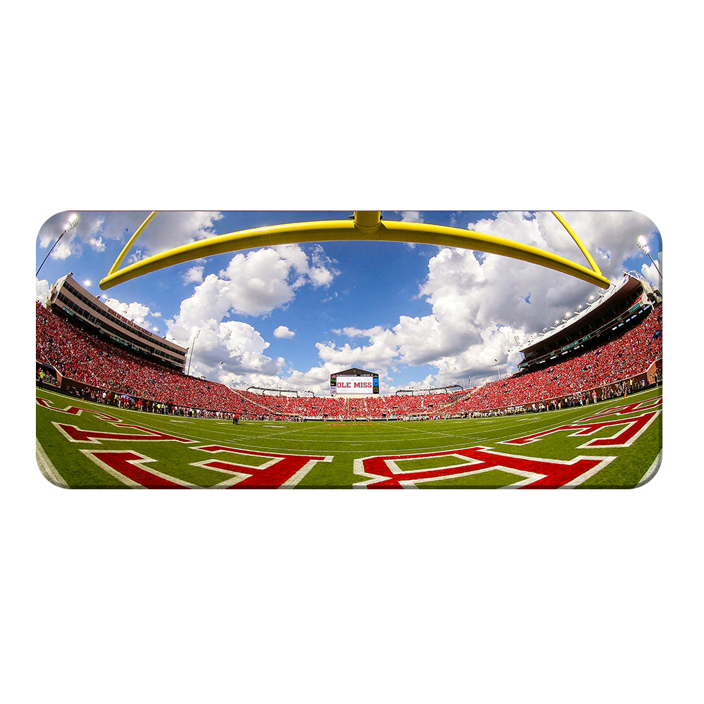 Ole Miss Rebels - Fisheye End zone Panoramic - College Wall Art #Canvas