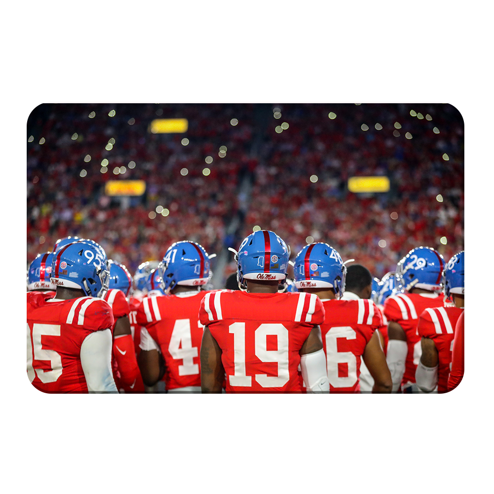 Ole Miss Rebels - Retro Team - College Wall Art #Canvas