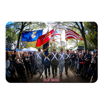 Ole Miss Rebels - Military Walk of Champions - College Wall Art #PVC