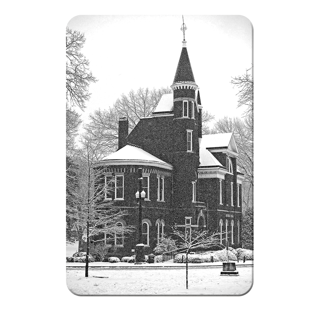 Ole Miss Rebels - Snow Day Ventress Hall - College Wall Art #Canvas