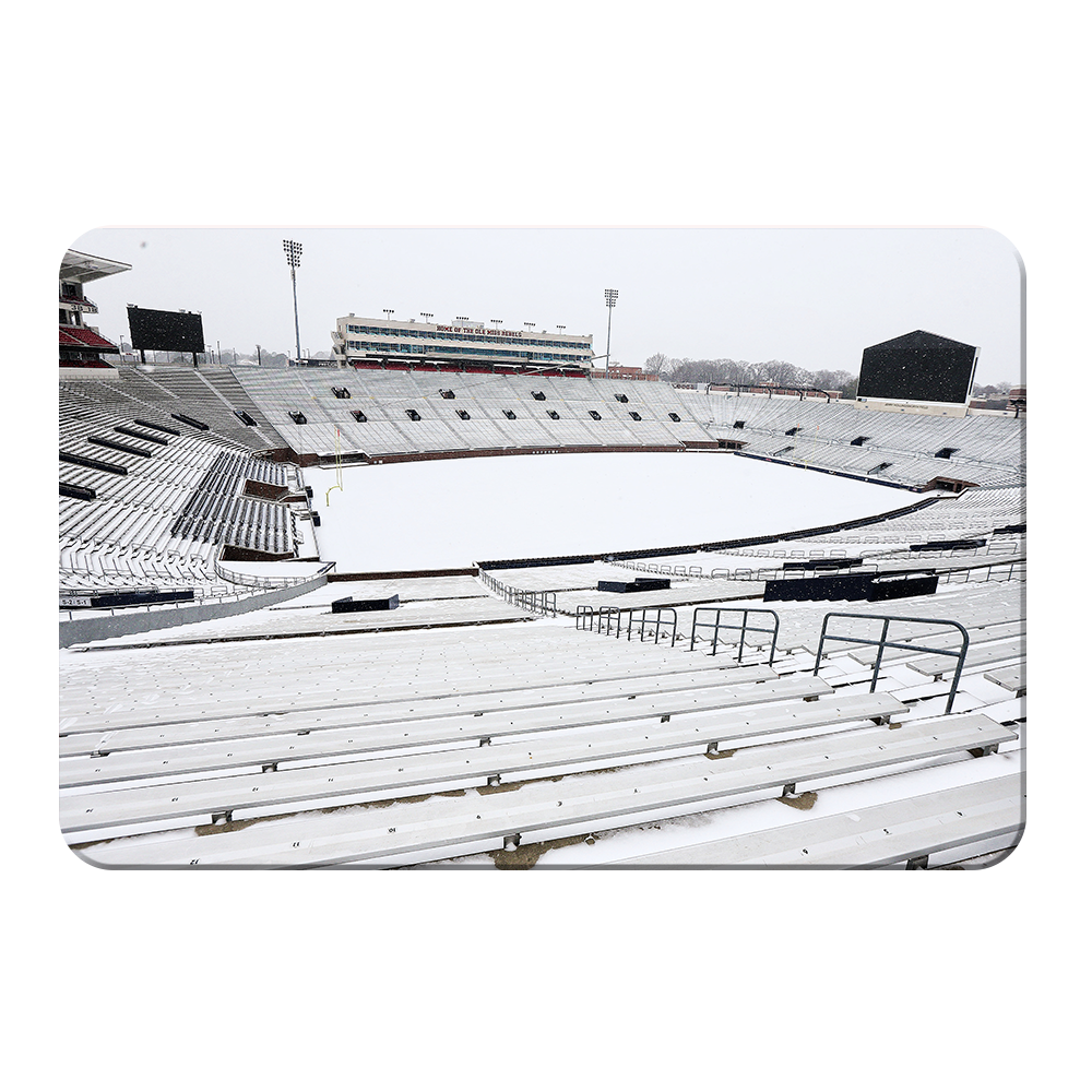 Ole Miss Rebels - Snow Day-Vaught- Hemingway - College Wall Art #Canvas