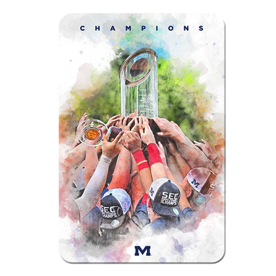 Ole Miss Rebels - SEC Champs Paint - College Wall Art #PVC