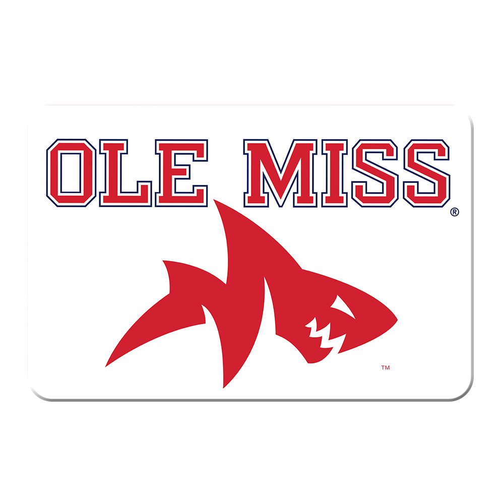 Ole Miss Rebels - Ole Miss Land Shark - College Wall Art #Canvas