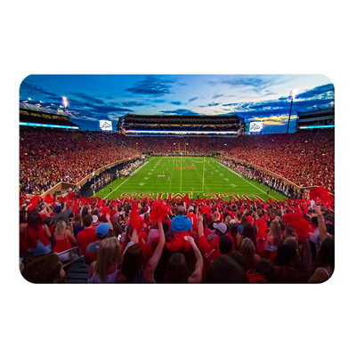 Ole Miss Rebels - Land Shark Sunset - College Wall Art #PVC