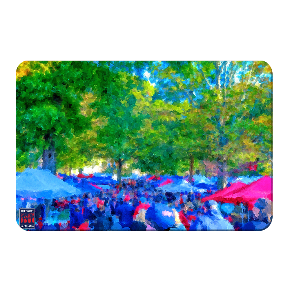 Ole Miss Rebels - The Grove Fine Art Painting - College Wall Art #Canvas