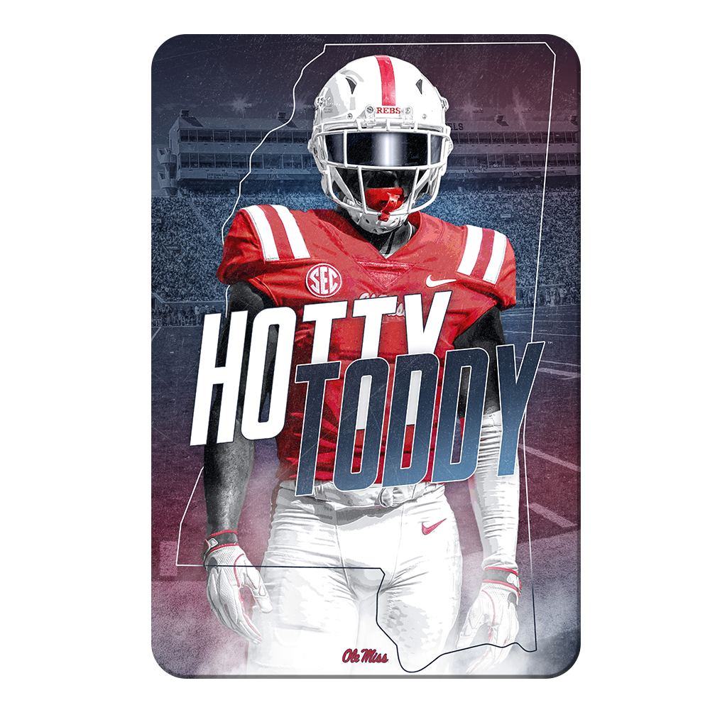 Ole Miss Rebels - Hotty Toddy - College Wall Art #Canvas