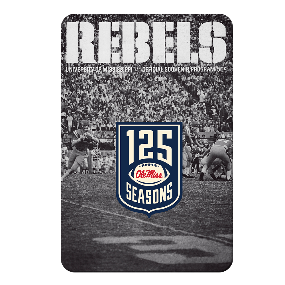 Ole Miss Rebels - REBELS 125 Years - College Wall Art #Canvas