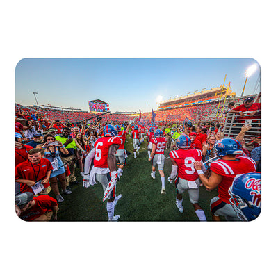 Ole Miss Rebels - Running Onto the Field - College Wall Art #PVC