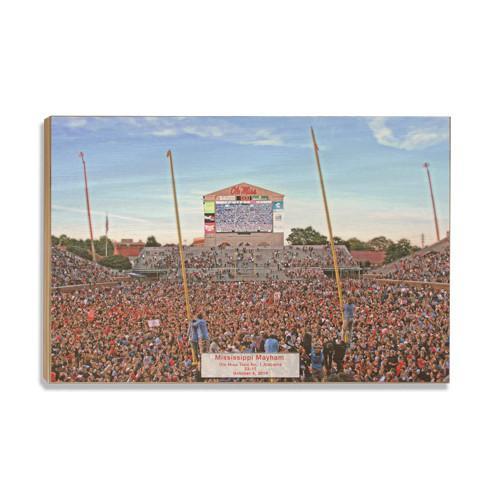 Ole Miss Rebels - Mississippi Mayhem - College Wall Art #Canvas