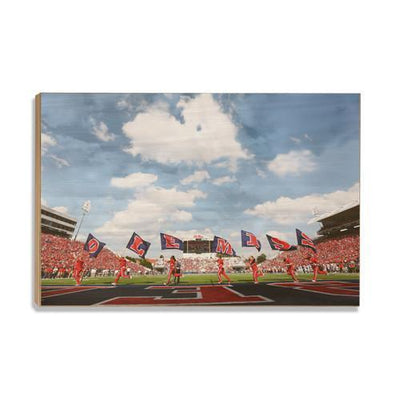 Ole Miss Rebels - O-L-E-M-I-S-S - College Wall Art #Wood