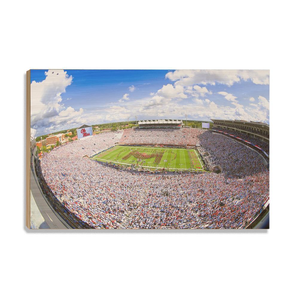 Ole Miss Rebels - Ole Miss White Out - College Wall Art #Canvas