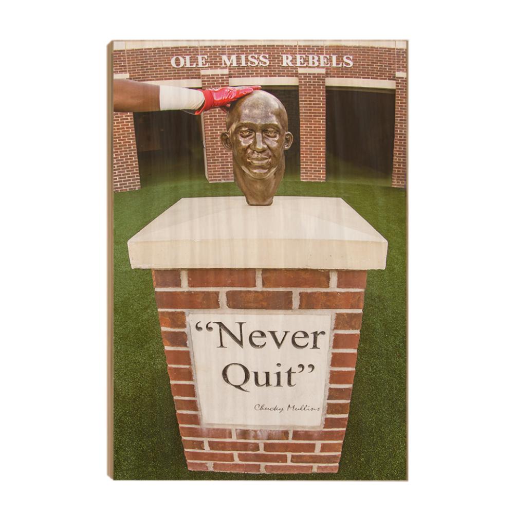 Ole Miss Rebels - Never Quit - College Wall Art #Canvas