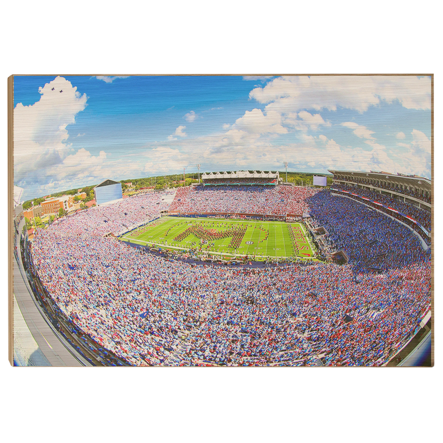 Ole Miss Rebels - Powder Blue Game - College Wall Art #Canvas