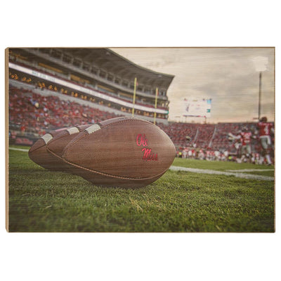 Ole Miss Rebels - Ole Miss Football - College Wall Art #Wood