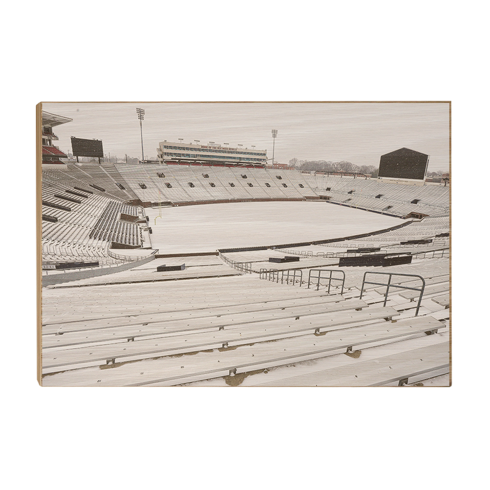 Ole Miss Rebels - Snow Day-Vaught- Hemingway - College Wall Art #Canvas