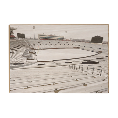 Ole Miss Rebels - Snow Day-Vaught- Hemingway - College Wall Art #Wood