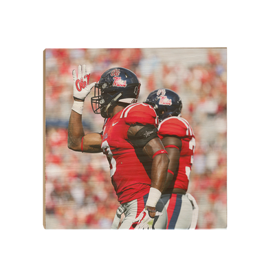 Ole Miss Rebels - Fins Up - College Wall Art #Wood