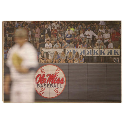 Ole Miss Rebels - Ole Miss Baseball - College Wall Art #Wood